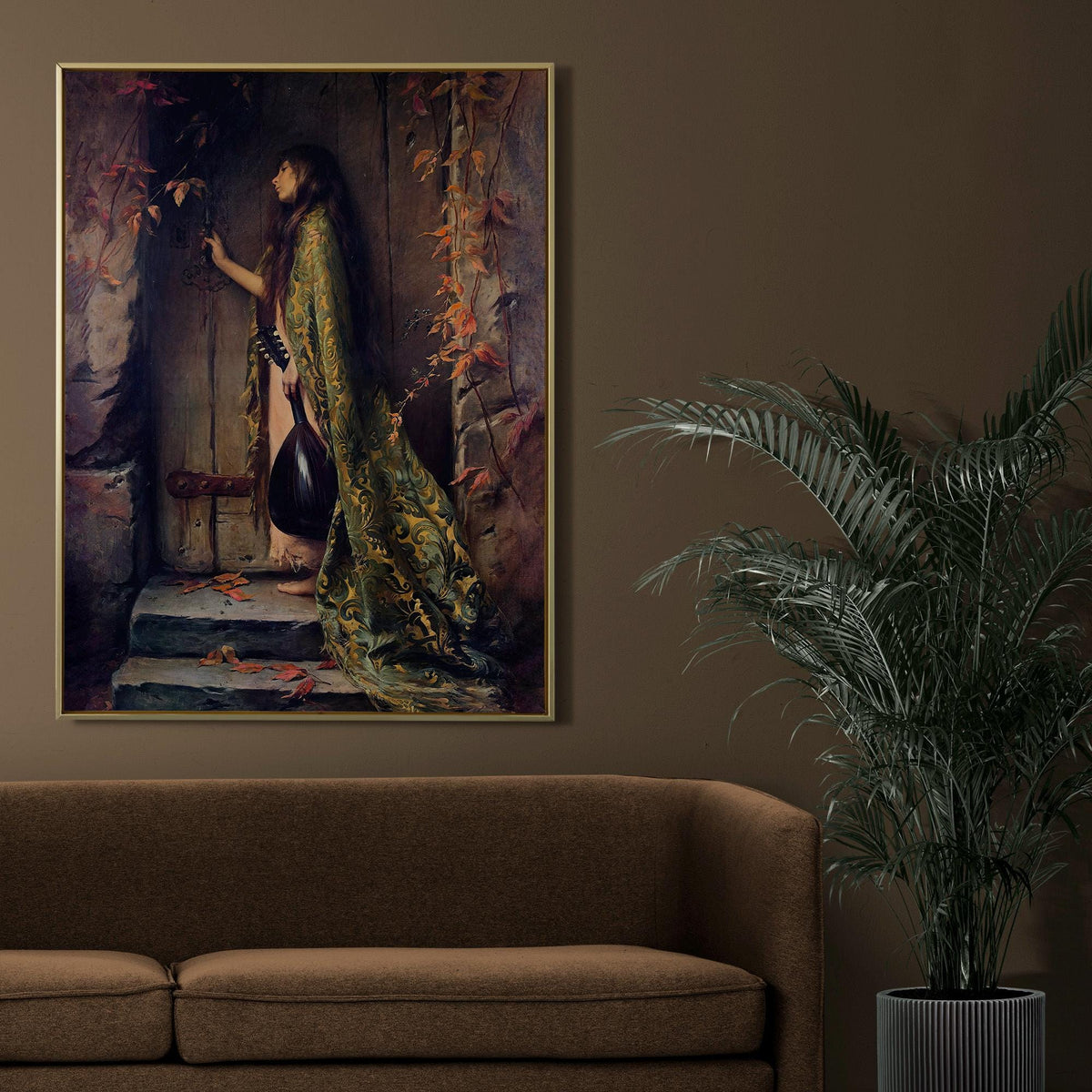 Albert-Joseph Penot - La Petite Cigale. Extravagant art print, Kitchen decor, Sensual poster, Famous art, Canvas paintin