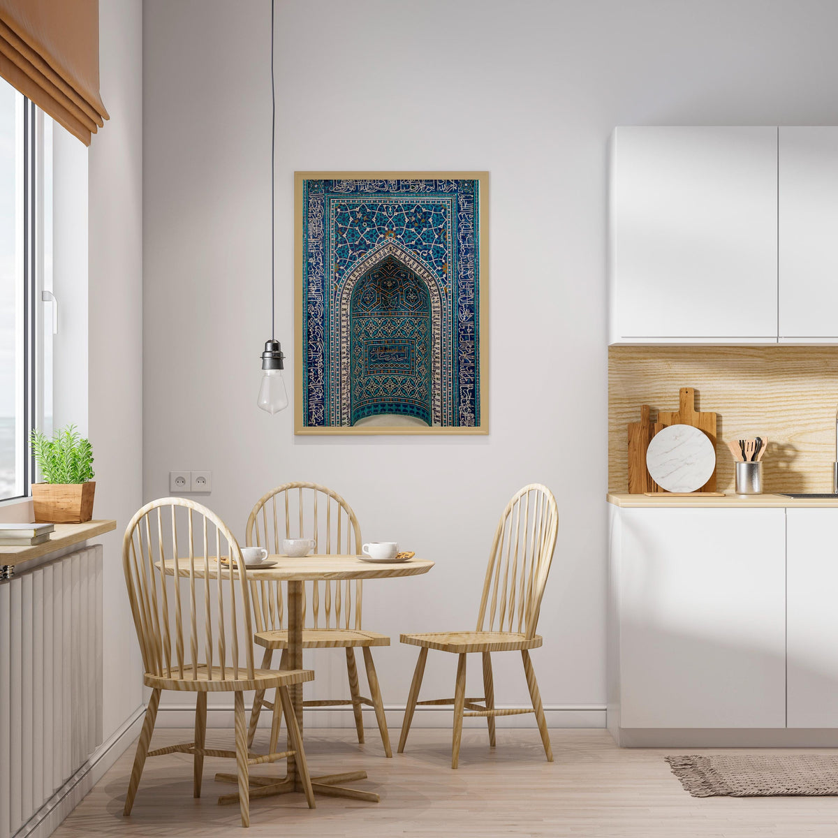 Mihrab - Prayer Niche. Religious decor, Print on canvas, Traditional patterns, Home decor, Mihrab artwork print, Canvas 