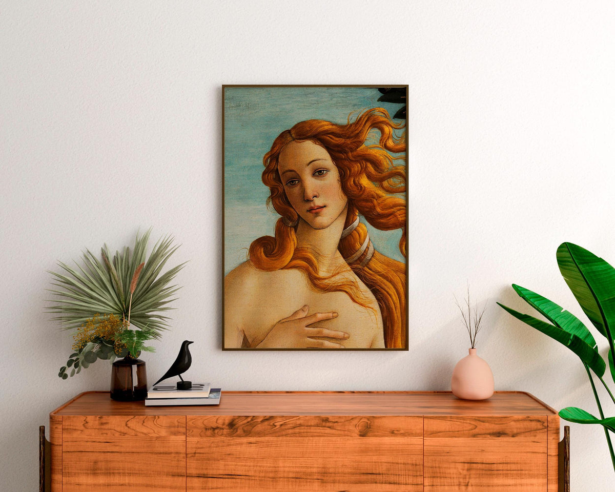 Sandro Botticelli - The Birth of Venus. Classic wall art, Venus portrait print, Famous art, Gallery wrapped, Botticelli 