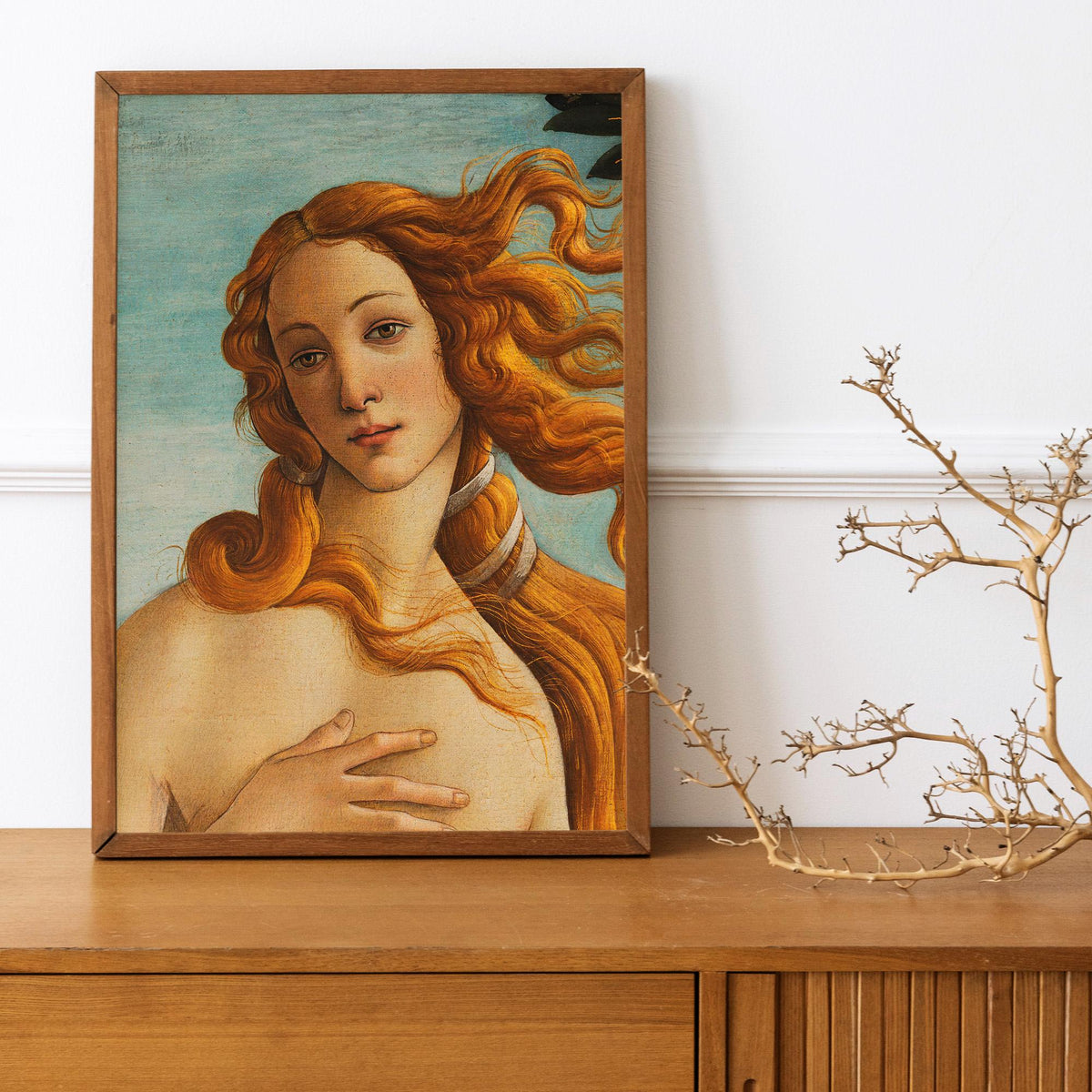 Sandro Botticelli - The Birth of Venus. Classic wall art, Venus portrait print, Famous art, Gallery wrapped, Botticelli 