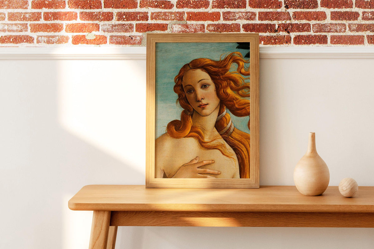 Sandro Botticelli - The Birth of Venus. Classic wall art, Venus portrait print, Famous art, Gallery wrapped, Botticelli 