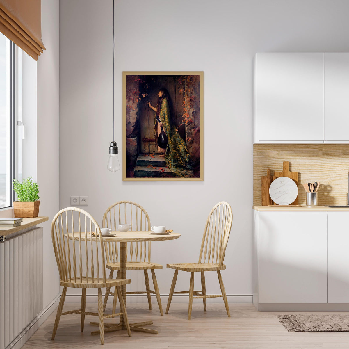 Albert-Joseph Penot - La Petite Cigale. Extravagant art print, Kitchen decor, Sensual poster, Famous art, Canvas paintin