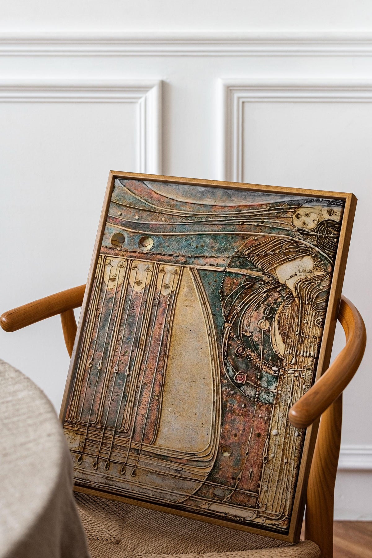 Margaret Macdonald Mackintosh - Opera. Kiss painting, Painting on canvas, Giclee canvas, Beautiful girl art print, Galle
