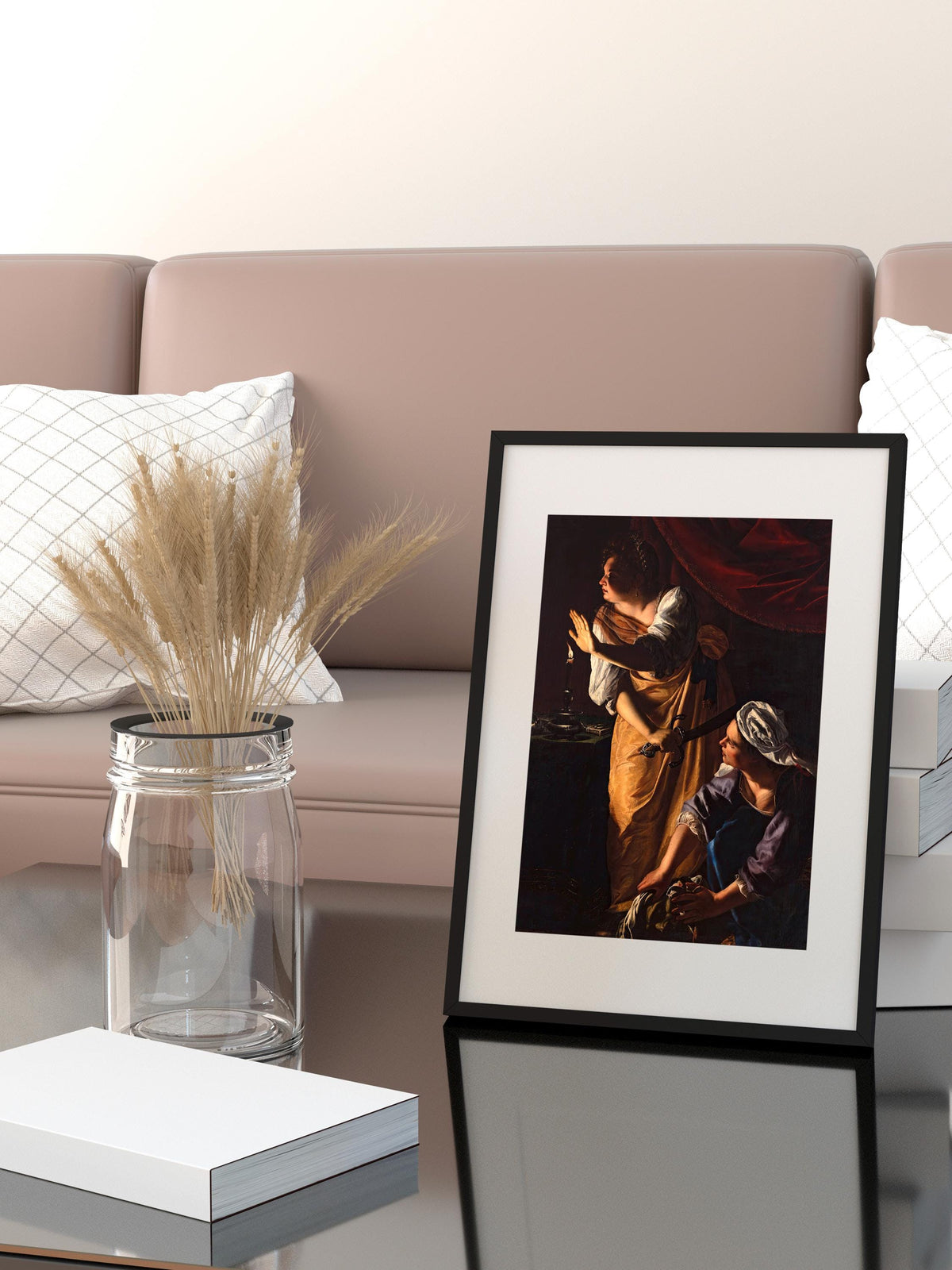 Artemisia Gentileschi - Judith Maidservant. Canvas art print, Baroque art, Classic wall art, Biblical art, Vintage decor