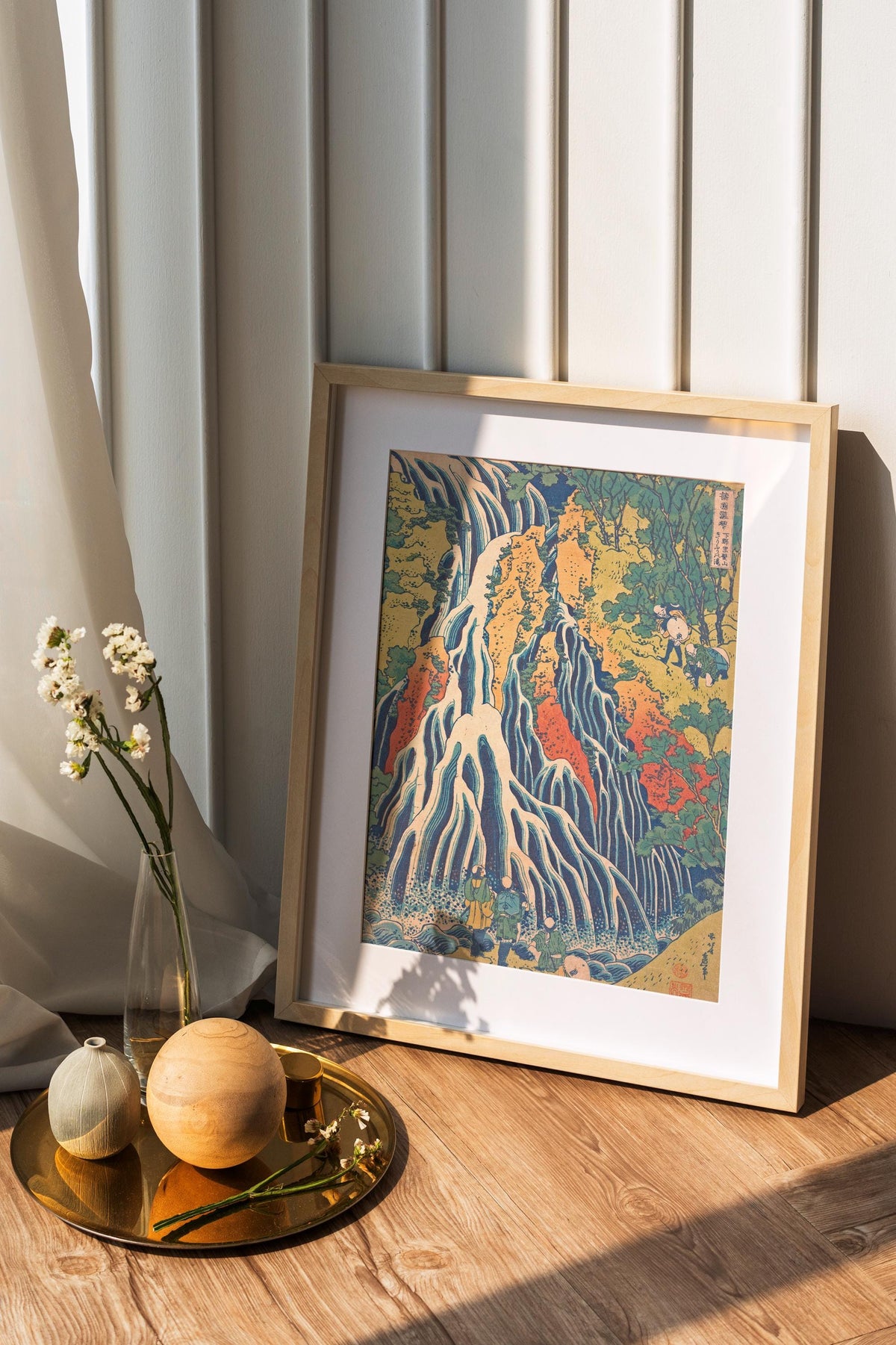 Katsushika Hokusai - A Tour of the Waterfalls of the Provinces. Japanese woodblock print, Japanese home decor, Famous ar