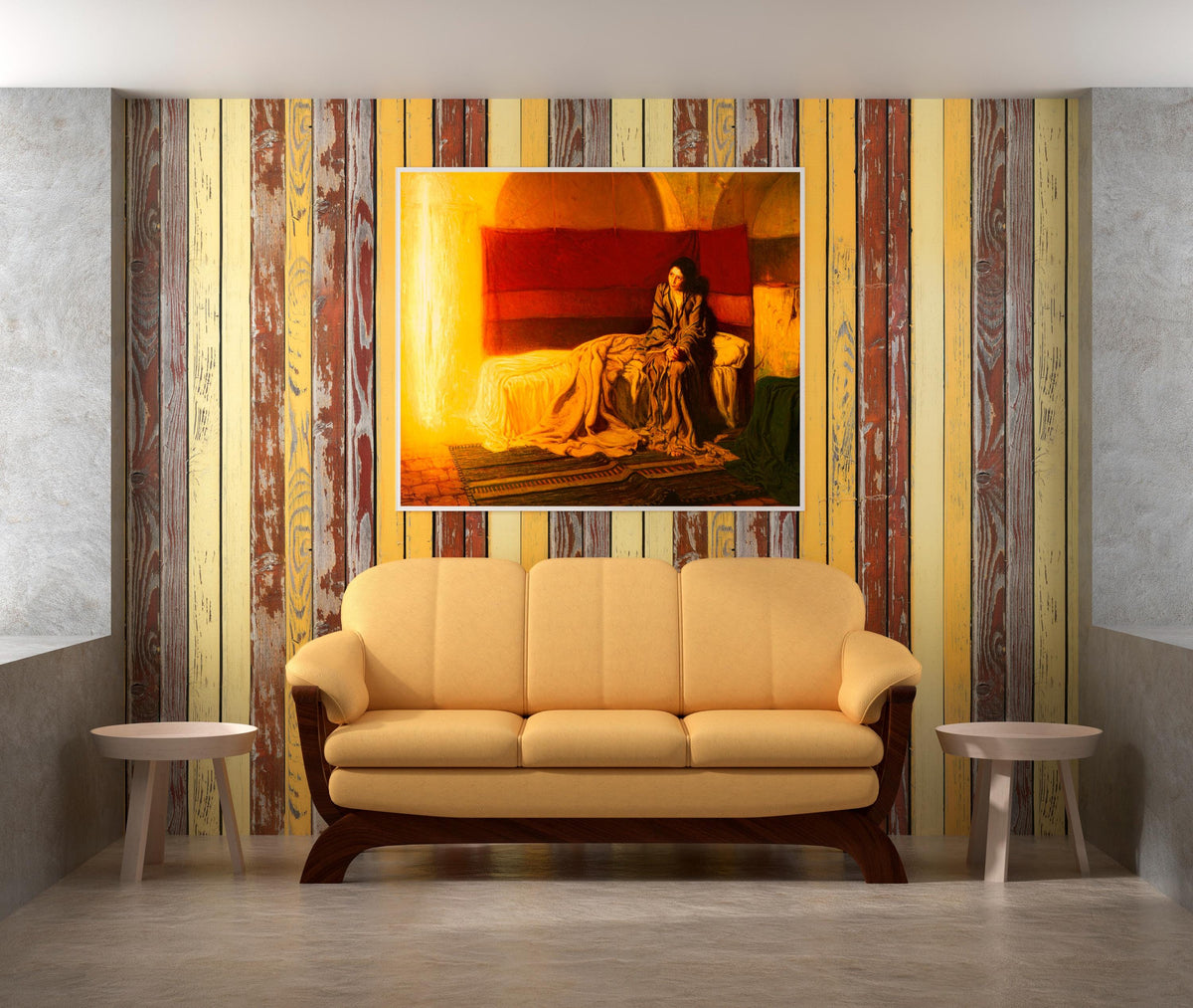 Henry Tanner - The Annunciation. Print on canvas, Living room decor, Ready to hang, Canvas art, Giclee canvas, Poster pr