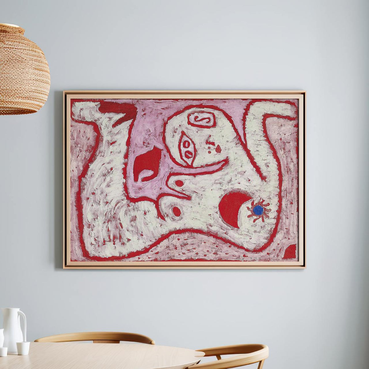 A Woman for Gods by Paul Klee (1938) – Surreal Abstract Portrait Print, Expressionist Giclee Canvas, Gallery Wrapped, Mo