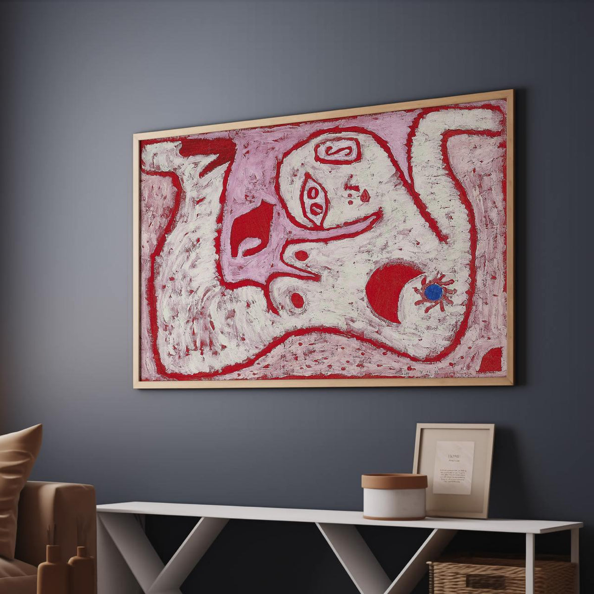 A Woman for Gods by Paul Klee (1938) – Surreal Abstract Portrait Print, Expressionist Giclee Canvas, Gallery Wrapped, Mo