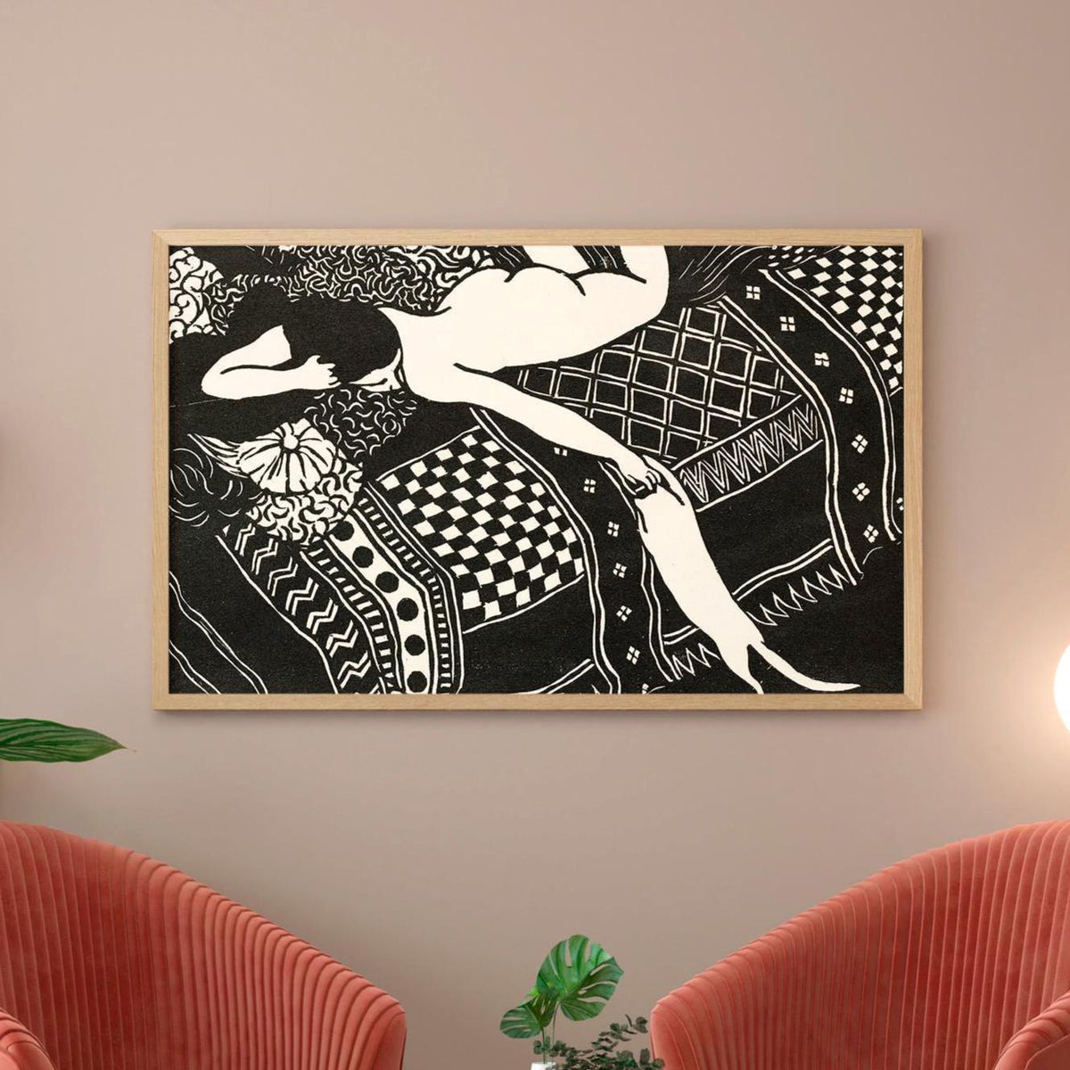 Felix Vallotton - La paresse, Laziness. Fine art print, Vintage wall art, Classic art reproduction, Sensual art, Canvas 