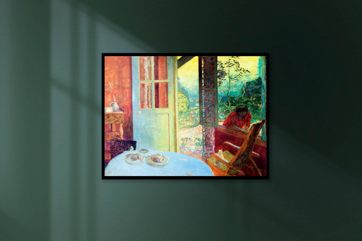 Pierre Bonnard - The dining room in the country. Kitchen wall art, Bonnard artwork print, Rustic art, Fine art poster, C