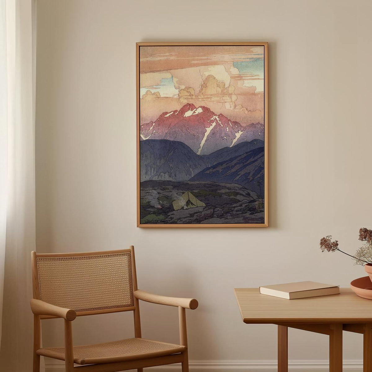 Hiroshi Yoshida - Morning on Mt. Tsurugi - Vintage Japanese Landscape Print Canvas & Poster
