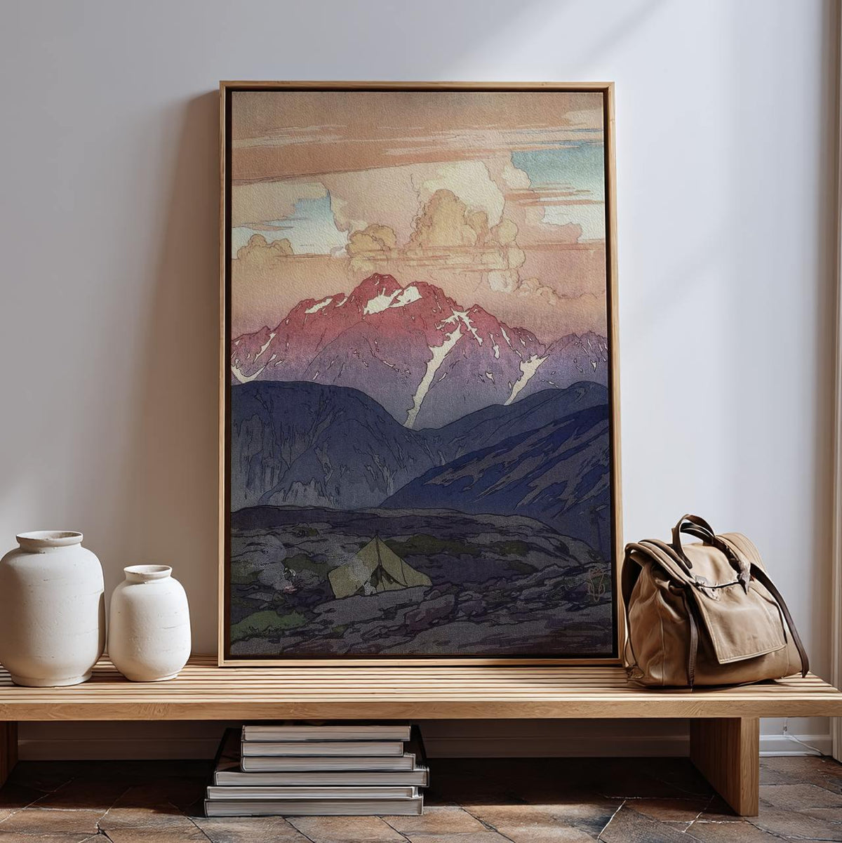 Hiroshi Yoshida - Morning on Mt. Tsurugi - Vintage Japanese Landscape Print Canvas & Poster