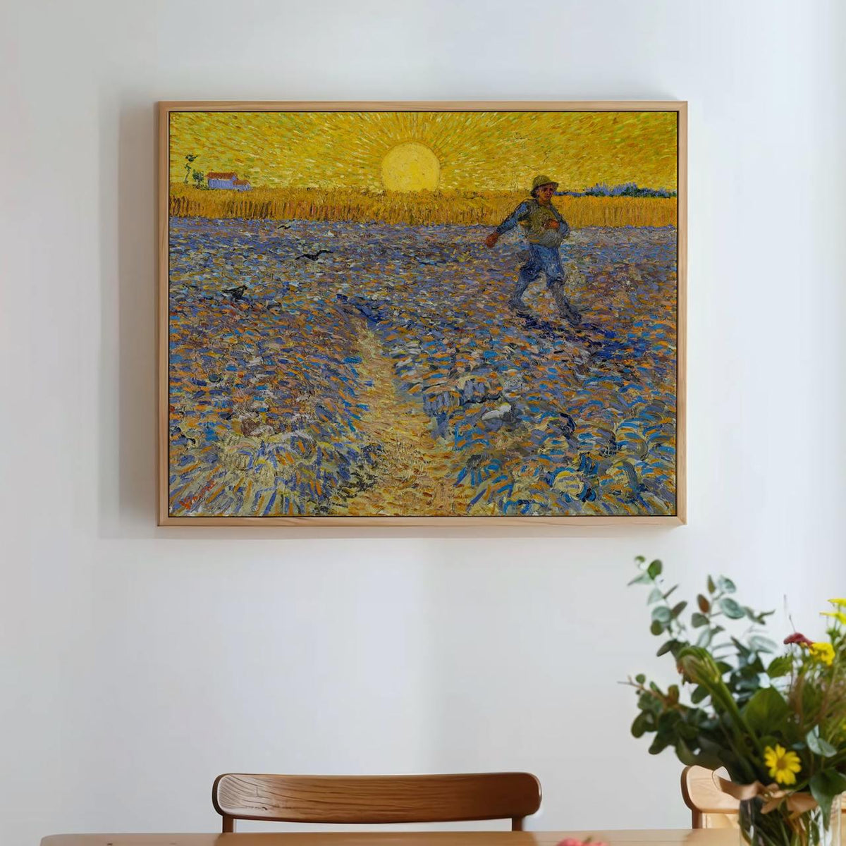 Vincent van Gogh – Sower – Fine Art Print, Canvas Wall Art, Framed Poster, Classic Home Decor