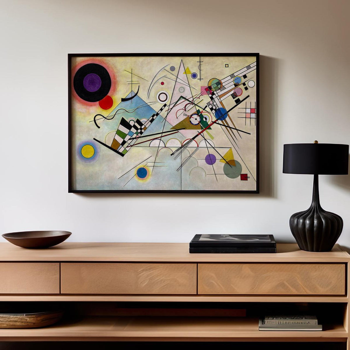 Wassily Kandinsky – Komposition VIII – Fine Art Print, Canvas Wall Art, Framed Poster, Abstract Home Decor