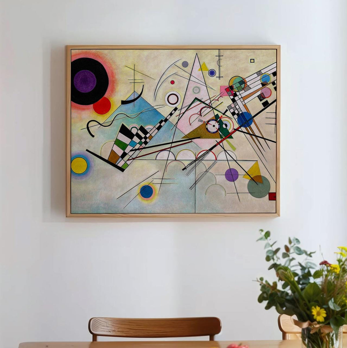 Wassily Kandinsky – Komposition VIII – Fine Art Print, Canvas Wall Art, Framed Poster, Abstract Home Decor
