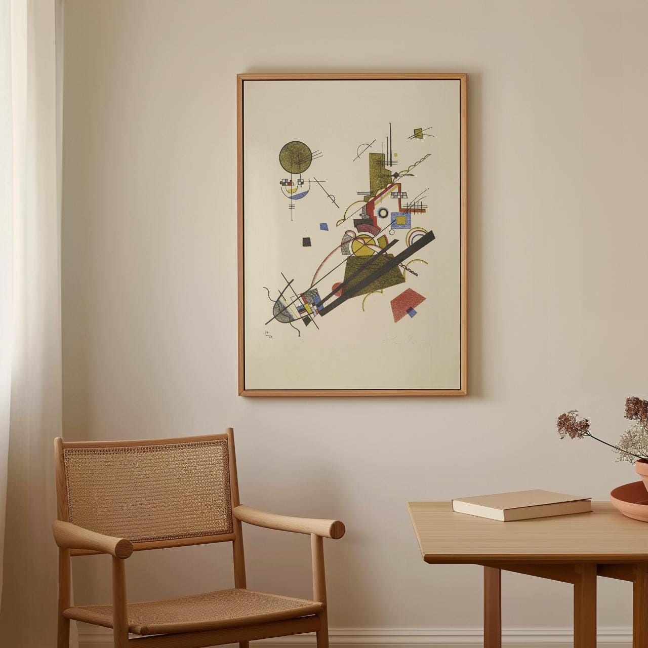 Wassily Kandinsky – Joyous Ascent, from the Masters Portfolio of the Staatliches Bauhaus, 1923 – Art Print, Canvas Wall 