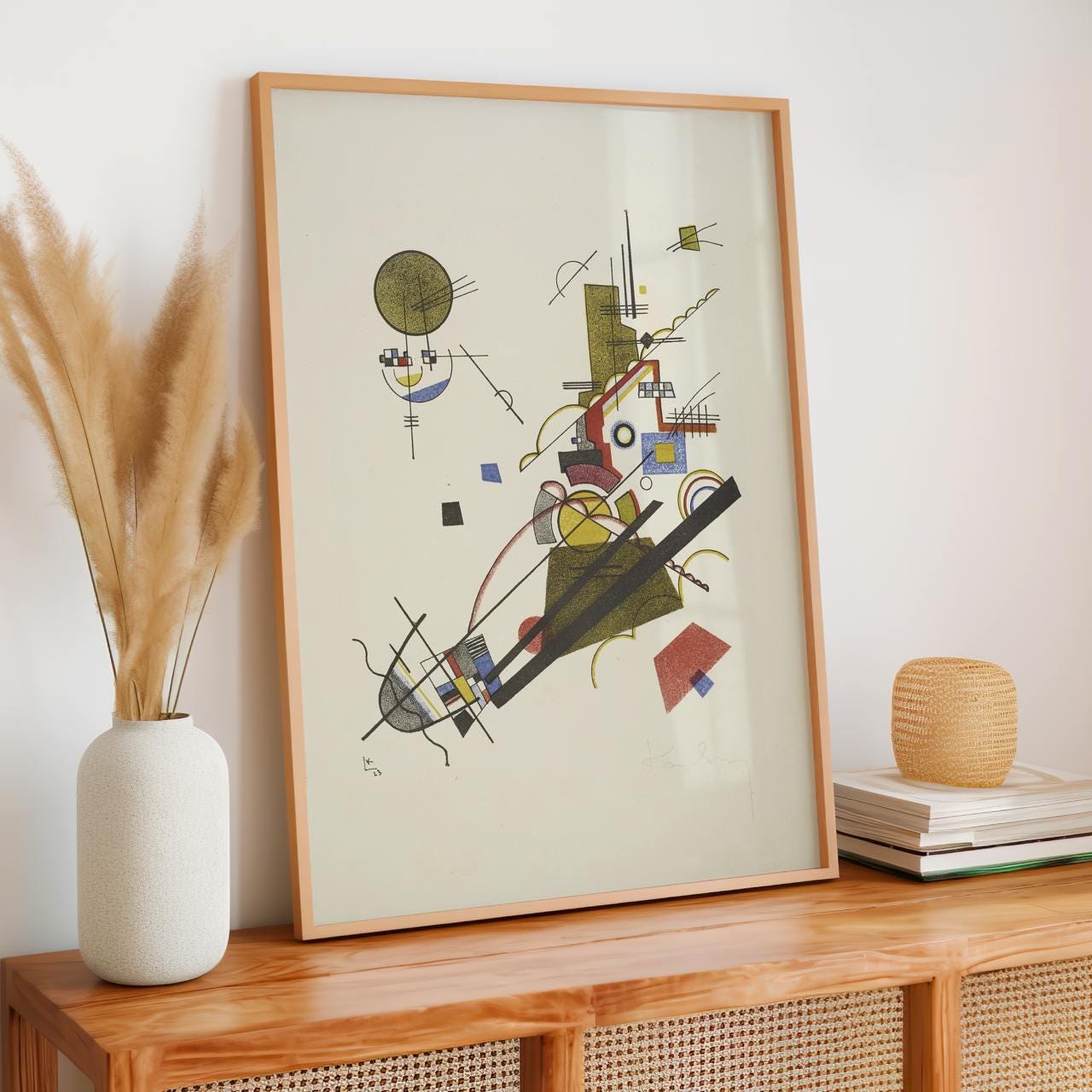 Wassily Kandinsky – Joyous Ascent, from the Masters Portfolio of the Staatliches Bauhaus, 1923 – Art Print, Canvas Wall 