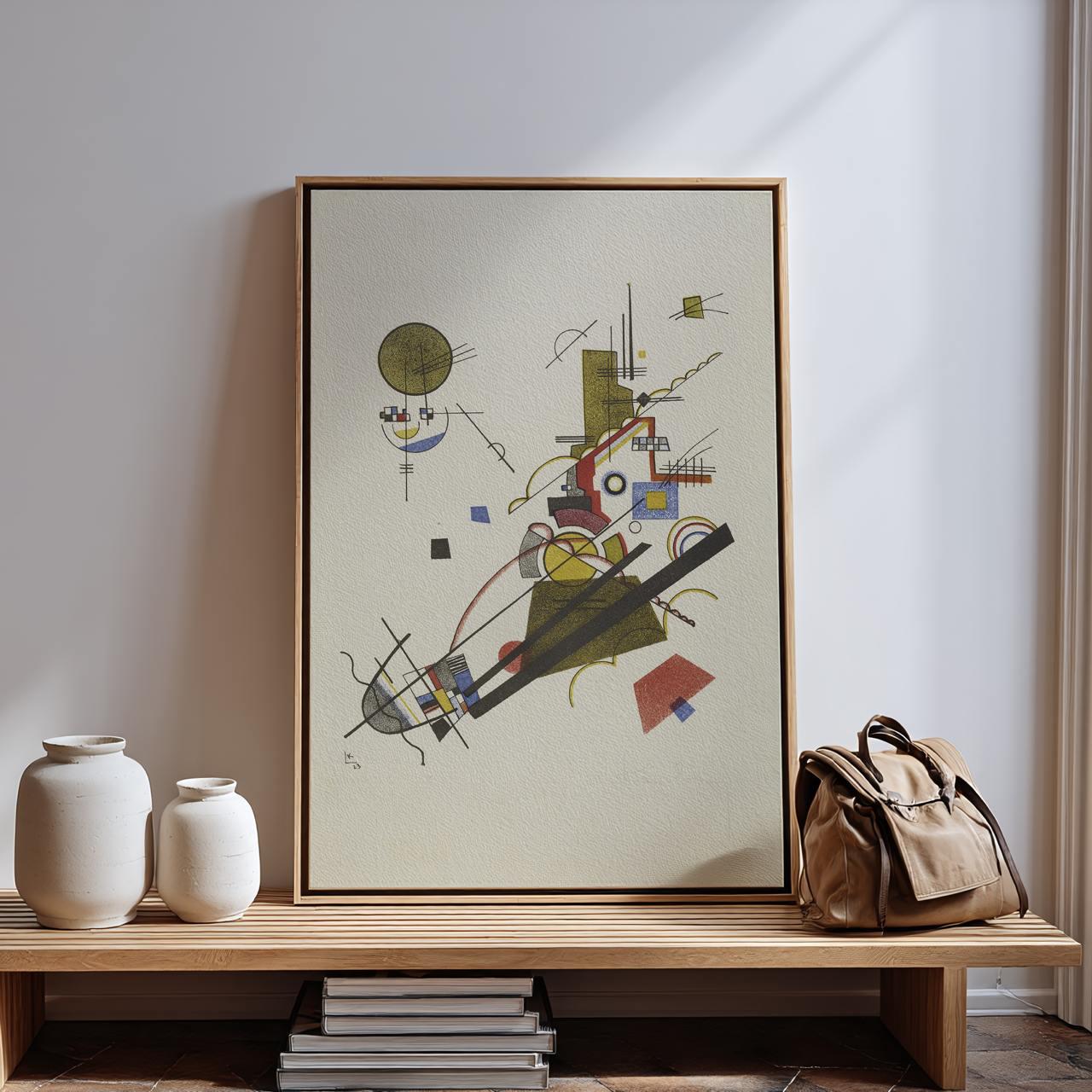 Wassily Kandinsky – Joyous Ascent, from the Masters Portfolio of the Staatliches Bauhaus, 1923 – Art Print, Canvas Wall 