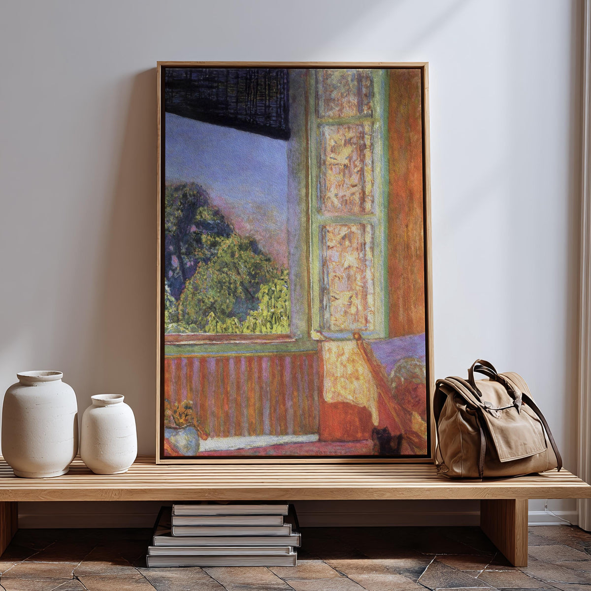 Pierre Bonnard – The Open Window (1921) – Fine Art Print, Canvas Wall Art, Framed Poster, Vintage Home Decor