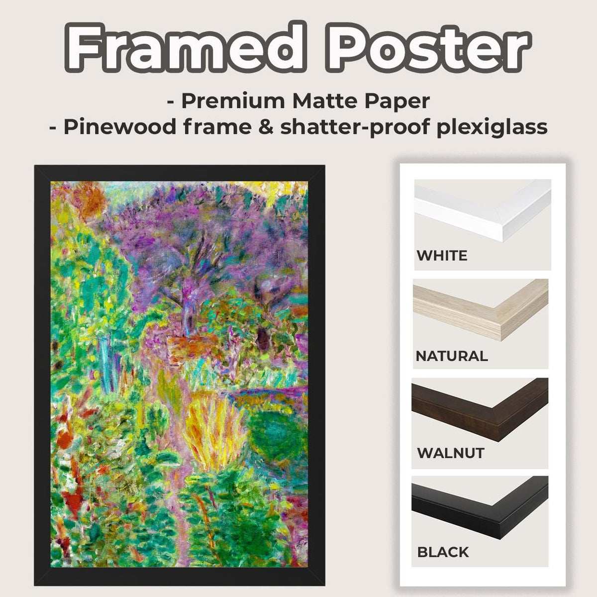 Pierre Bonnard – The Open Window (1921) – Fine Art Print, Canvas Wall Art, Framed Poster, Vintage Home Decor