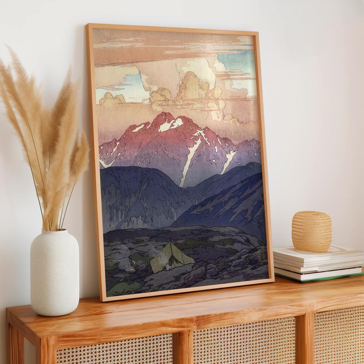Hiroshi Yoshida - Morning on Mt. Tsurugi - Vintage Japanese Landscape Print Canvas & Poster