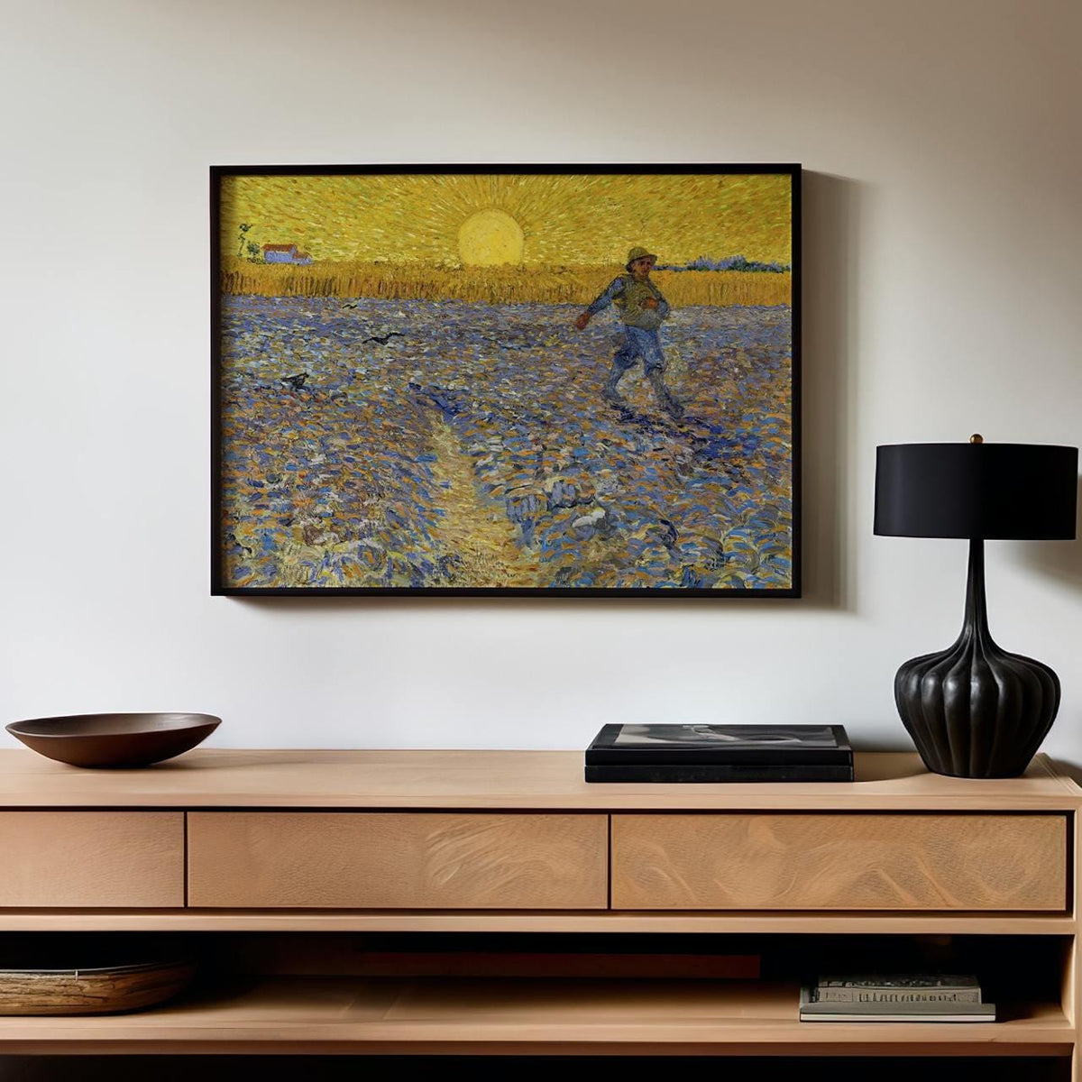 Vincent van Gogh – Sower – Fine Art Print, Canvas Wall Art, Framed Poster, Classic Home Decor