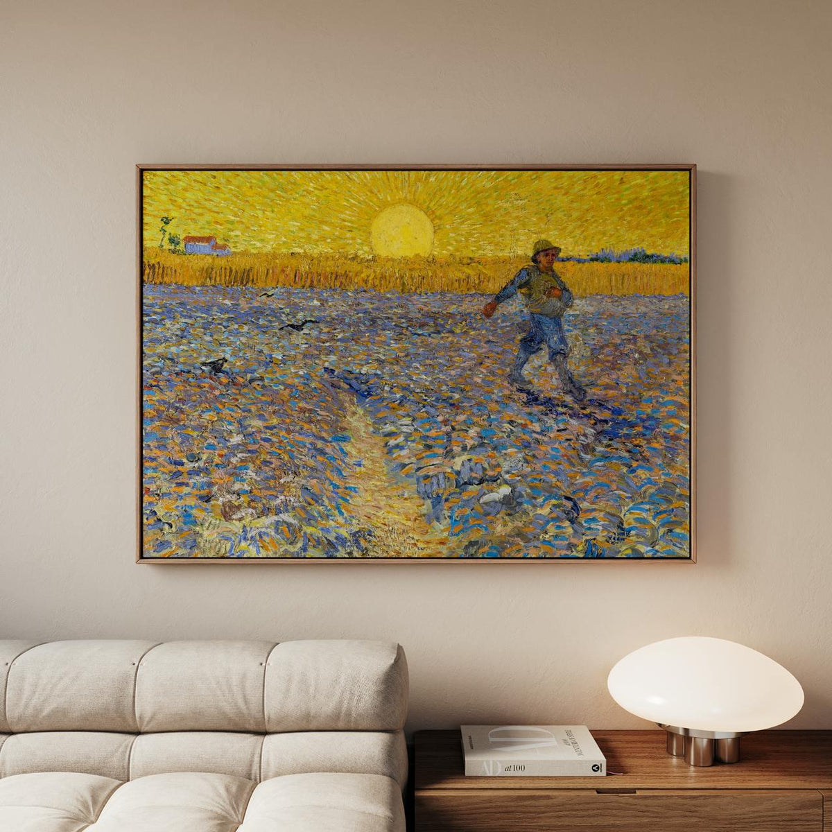 Vincent van Gogh – Sower – Fine Art Print, Canvas Wall Art, Framed Poster, Classic Home Decor