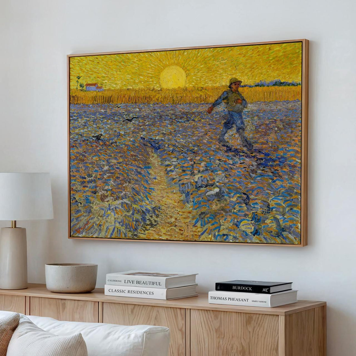 Vincent van Gogh – Sower – Fine Art Print, Canvas Wall Art, Framed Poster, Classic Home Decor