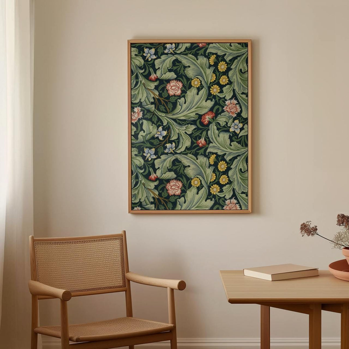 William Morris – Fine Art Print, Canvas Wall Art, Framed Poster, Vintage Pattern Decor