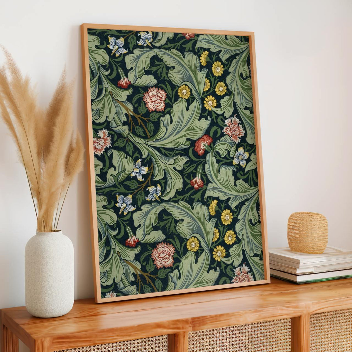 William Morris – Fine Art Print, Canvas Wall Art, Framed Poster, Vintage Pattern Decor
