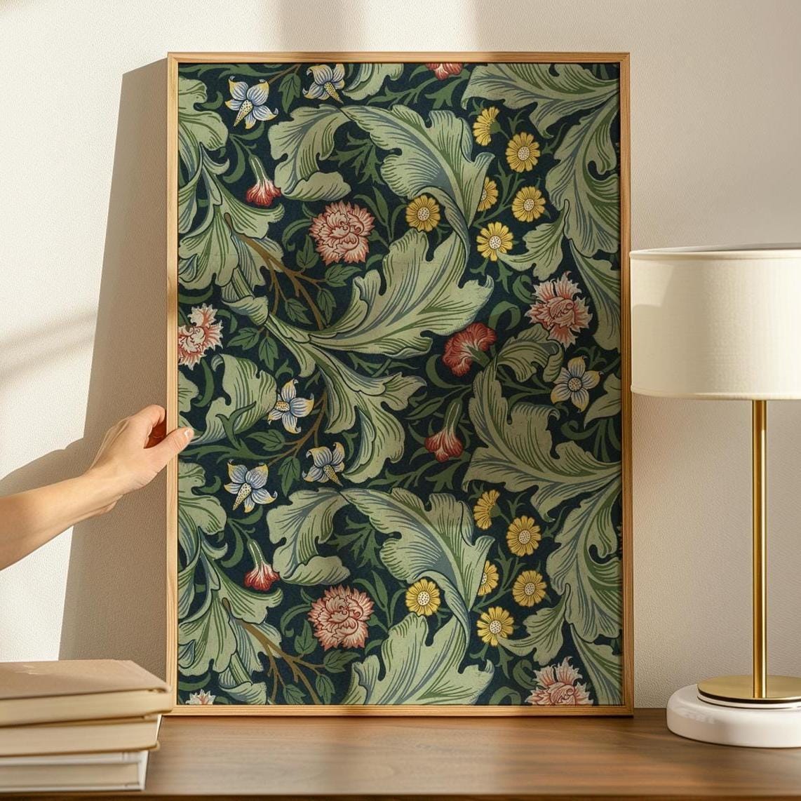 William Morris – Fine Art Print, Canvas Wall Art, Framed Poster, Vintage Pattern Decor