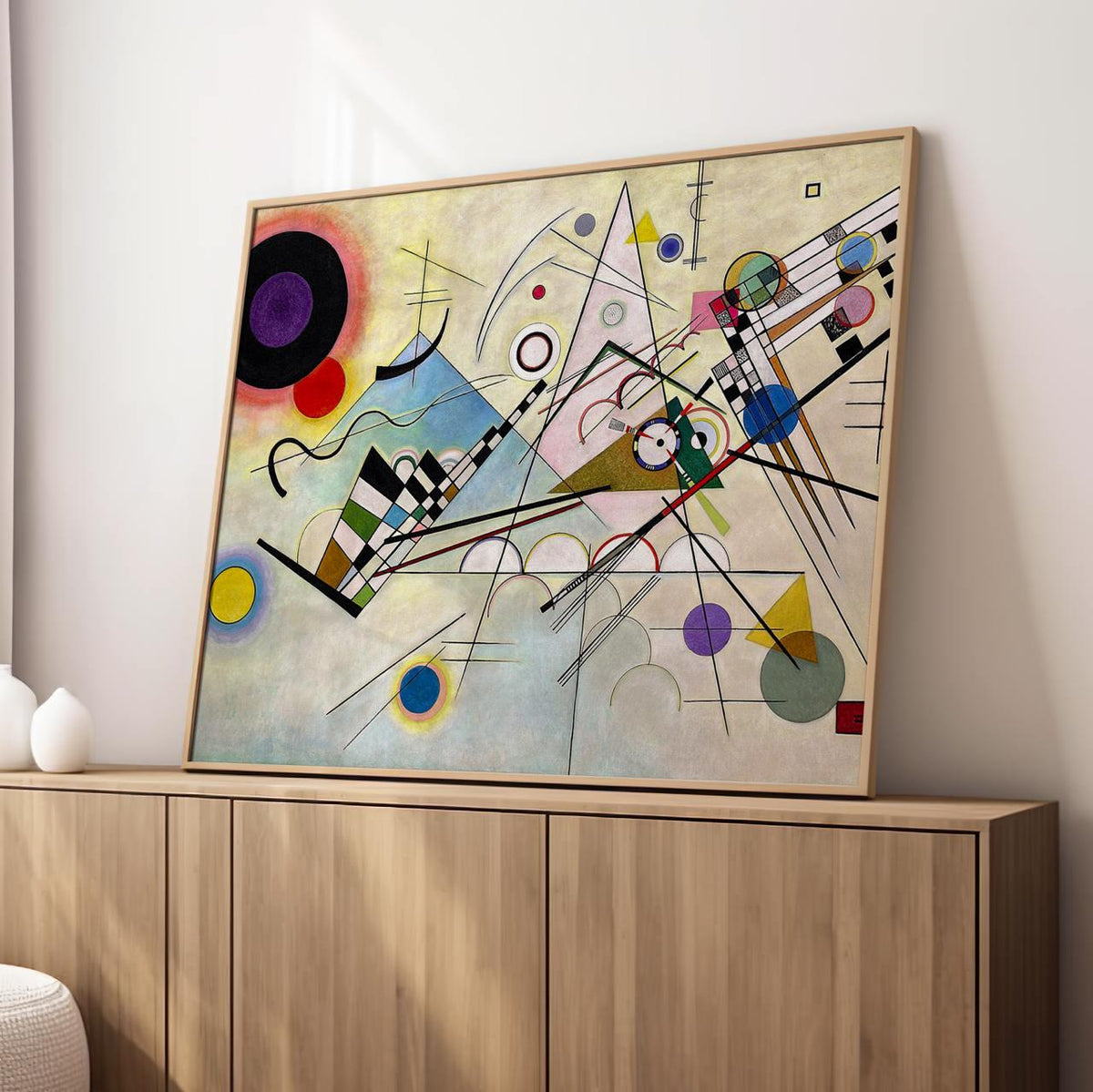 Wassily Kandinsky – Komposition VIII – Fine Art Print, Canvas Wall Art, Framed Poster, Abstract Home Decor