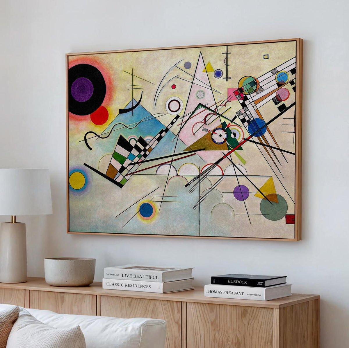 Wassily Kandinsky – Komposition VIII – Fine Art Print, Canvas Wall Art, Framed Poster, Abstract Home Decor