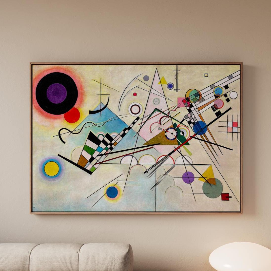 Wassily Kandinsky – Komposition VIII – Fine Art Print, Canvas Wall Art, Framed Poster, Abstract Home Decor