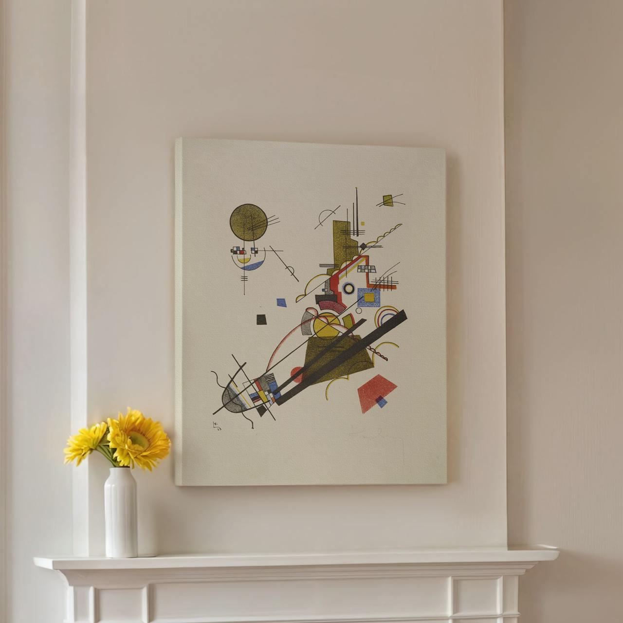 Wassily Kandinsky – Joyous Ascent, from the Masters Portfolio of the Staatliches Bauhaus, 1923 – Art Print, Canvas Wall 