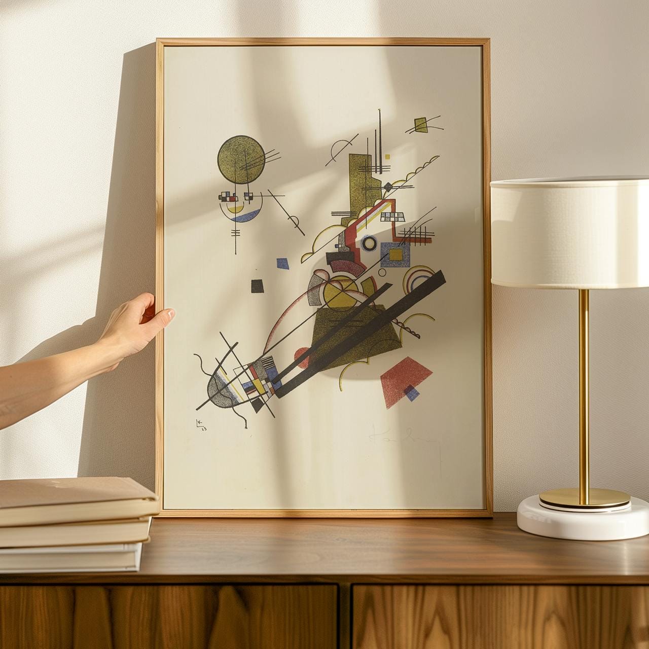 Wassily Kandinsky – Joyous Ascent, from the Masters Portfolio of the Staatliches Bauhaus, 1923 – Art Print, Canvas Wall 
