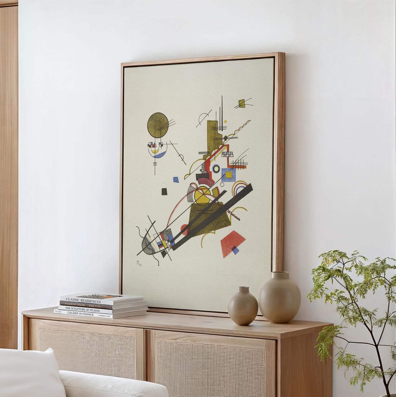 Wassily Kandinsky – Joyous Ascent, from the Masters Portfolio of the Staatliches Bauhaus, 1923 – Art Print, Canvas Wall 