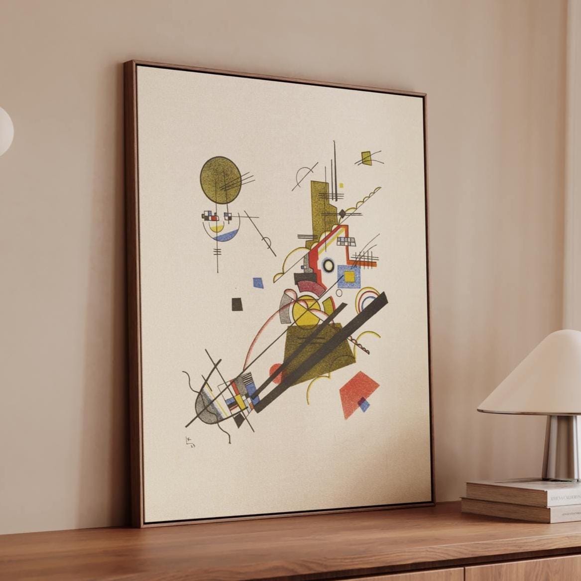 Wassily Kandinsky – Joyous Ascent, from the Masters Portfolio of the Staatliches Bauhaus, 1923 – Art Print, Canvas Wall 
