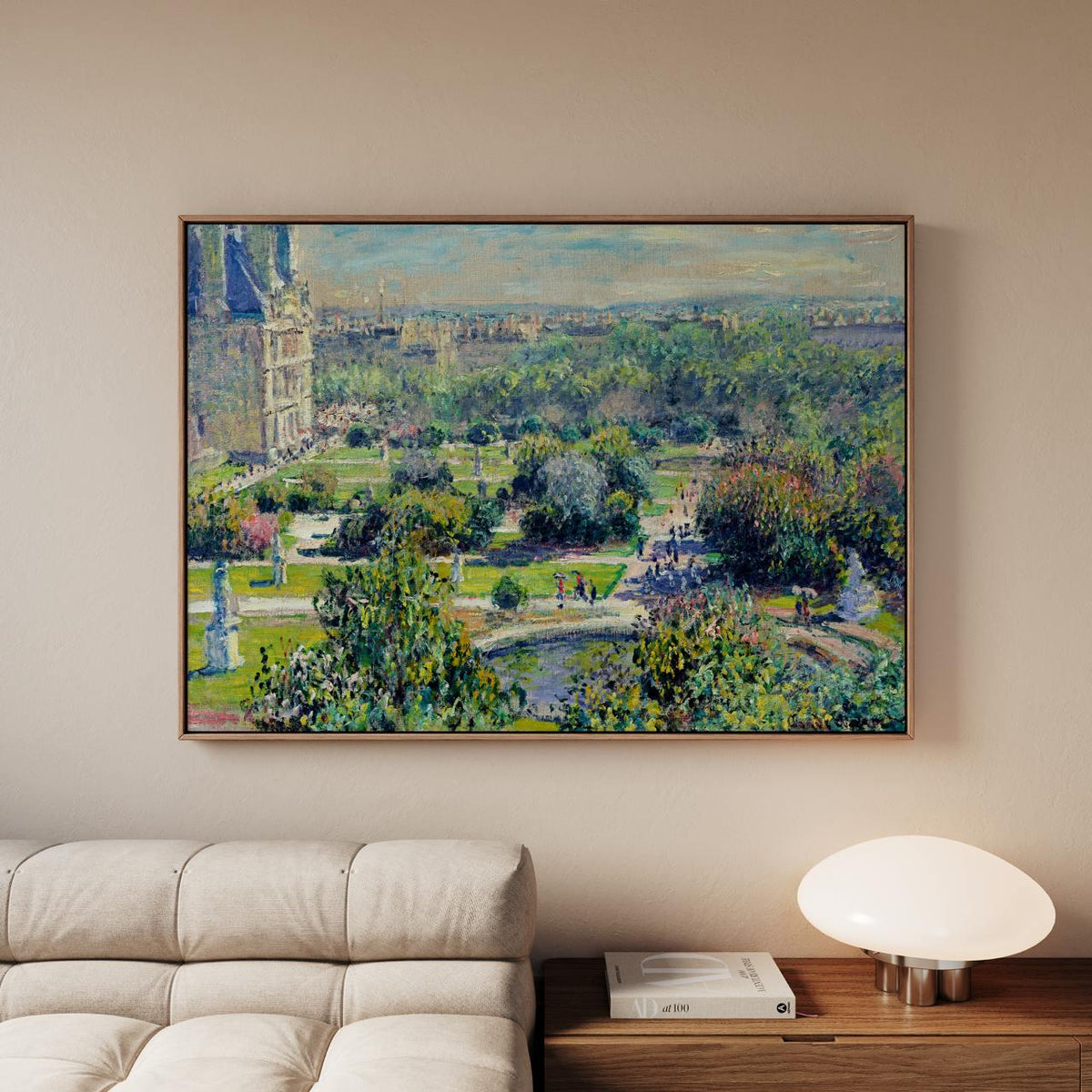 Claude Monet, The Tuileries Gardens Paris 1876 - Paris Garden Landscape, Impressionist Park Print, Urban Decor, Modern C