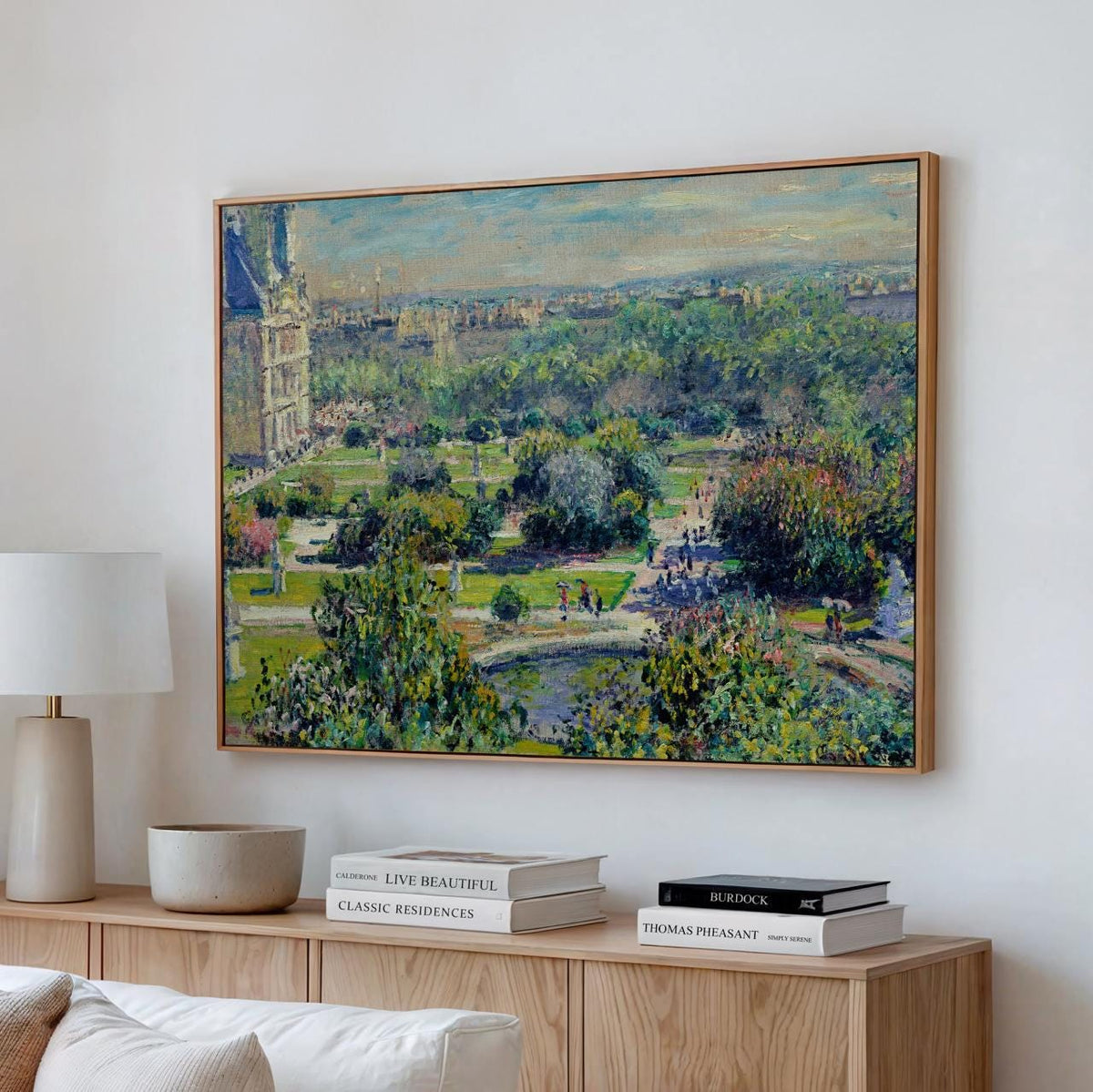 Claude Monet, The Tuileries Gardens Paris 1876 - Paris Garden Landscape, Impressionist Park Print, Urban Decor, Modern C