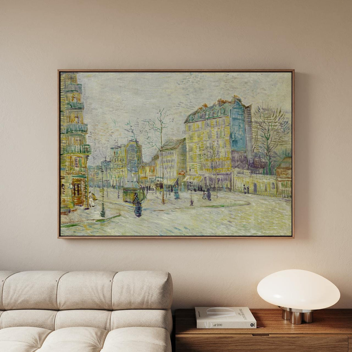 Vincent van Gogh, Boulevard de Clichy - Paris Street Scene Print, Impressionist Cityscape, Urban Decor, Modern Canvas Wa