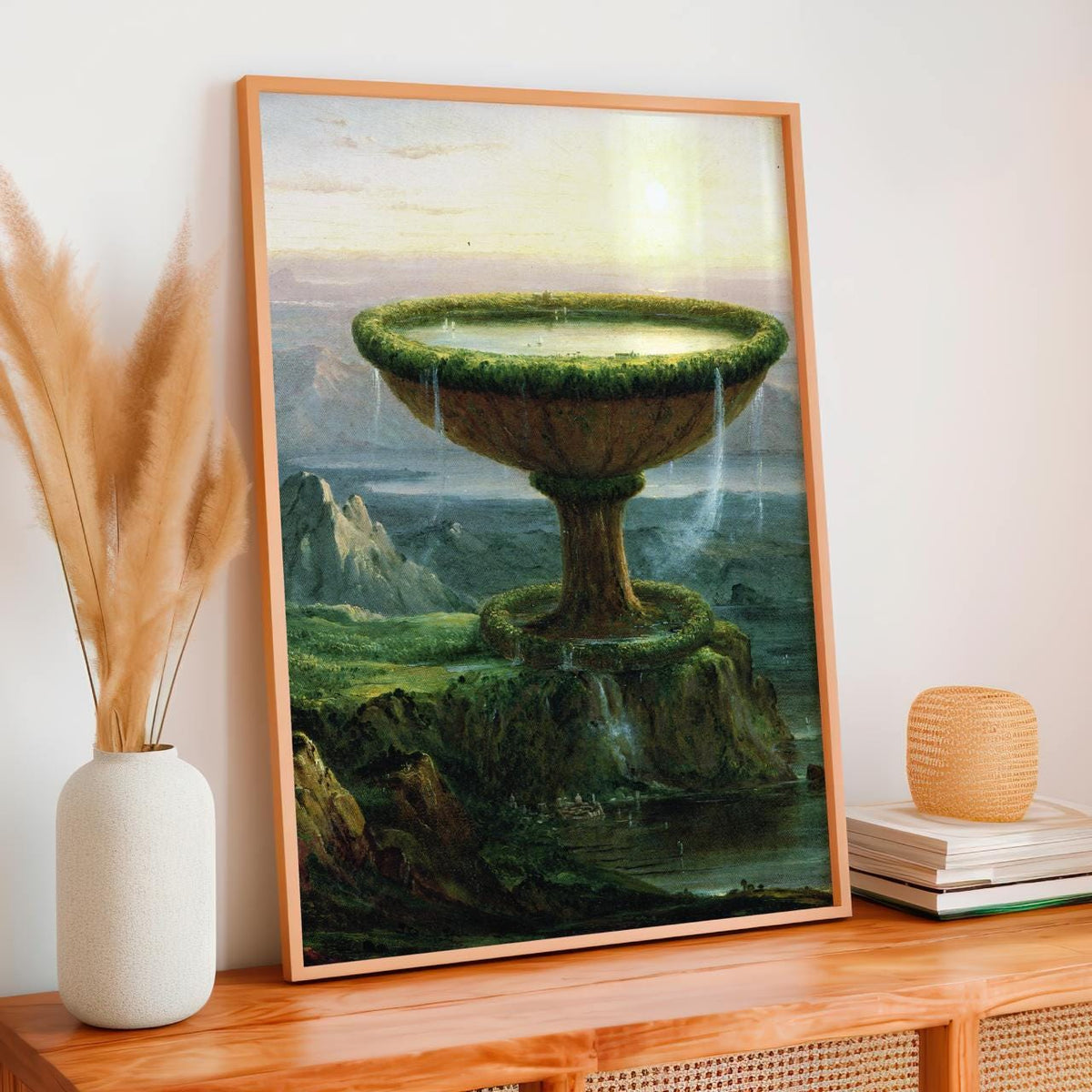 Thomas Cole, Der Pokal des Riesen 1833 - Oversized Canvas Wall Art Print, Office Decor, Gallery Wall Art