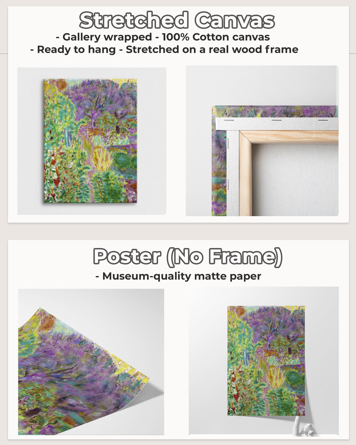Pierre Bonnard – The Open Window (1921) – Fine Art Print, Canvas Wall Art, Framed Poster, Vintage Home Decor