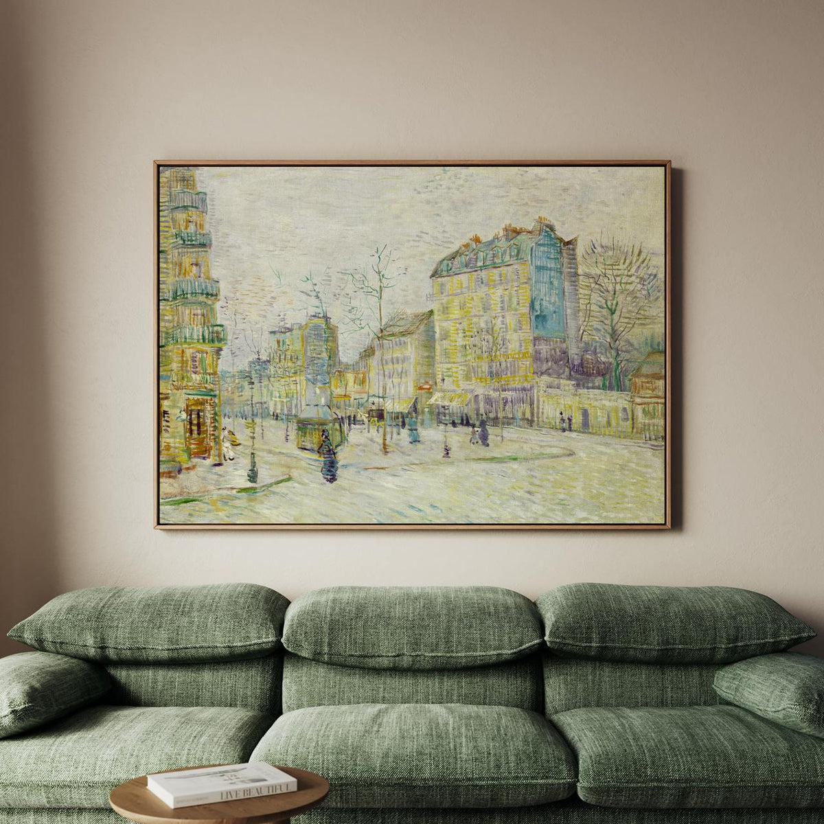 Vincent van Gogh, Boulevard de Clichy - Paris Street Scene Print, Impressionist Cityscape, Urban Decor, Modern Canvas Wa
