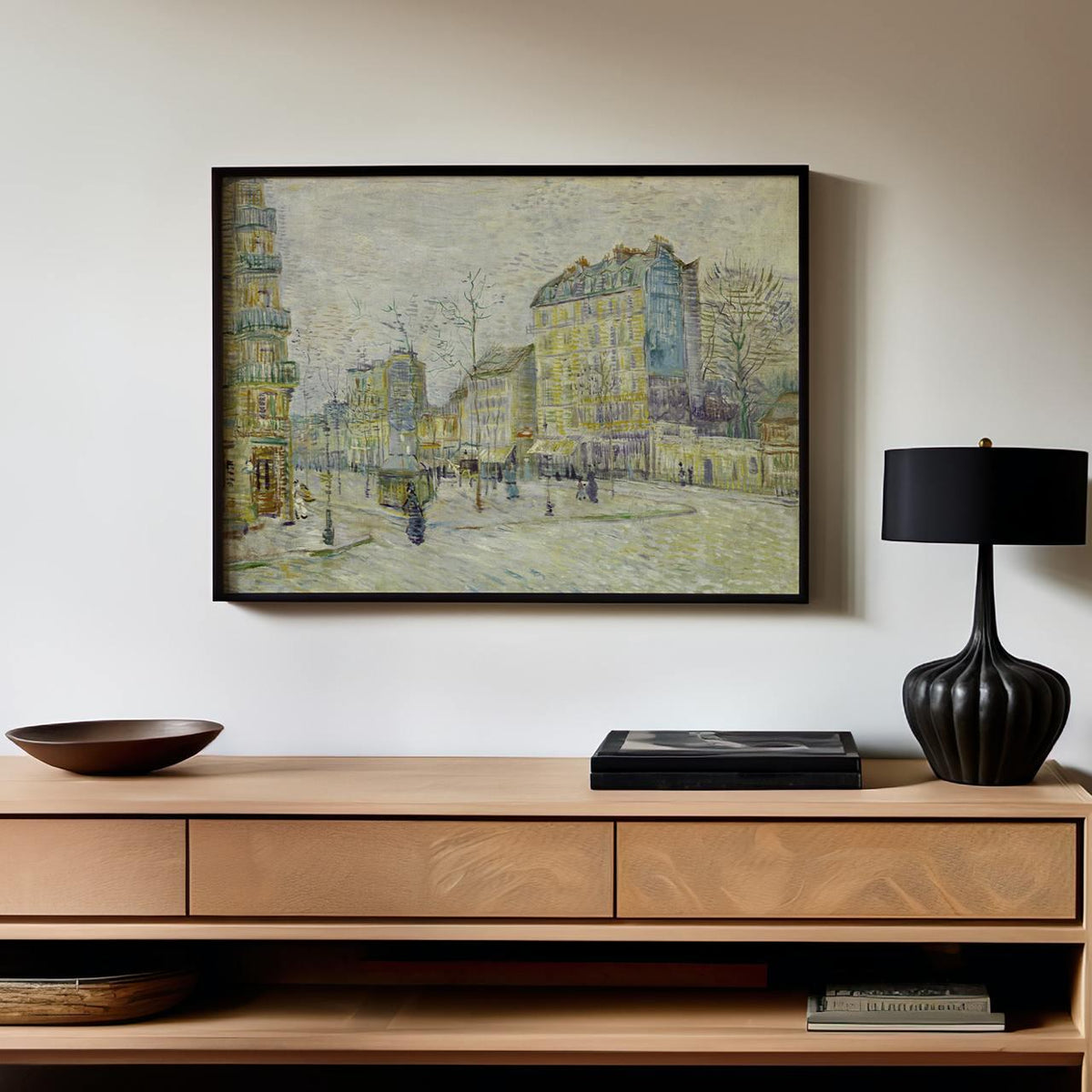 Vincent van Gogh, Boulevard de Clichy - Paris Street Scene Print, Impressionist Cityscape, Urban Decor, Modern Canvas Wa