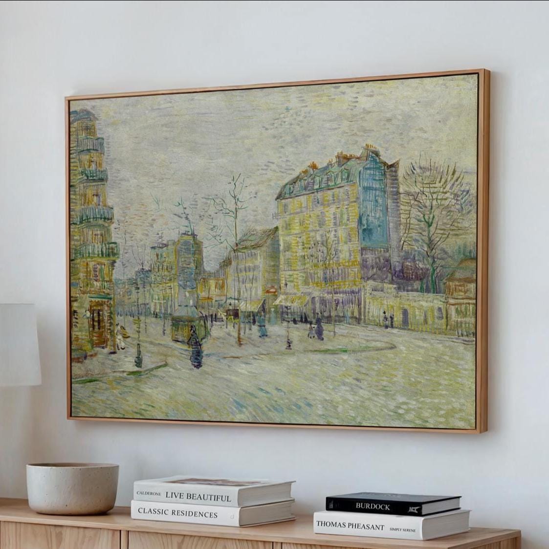 Vincent van Gogh, Boulevard de Clichy - Paris Street Scene Print, Impressionist Cityscape, Urban Decor, Modern Canvas Wa