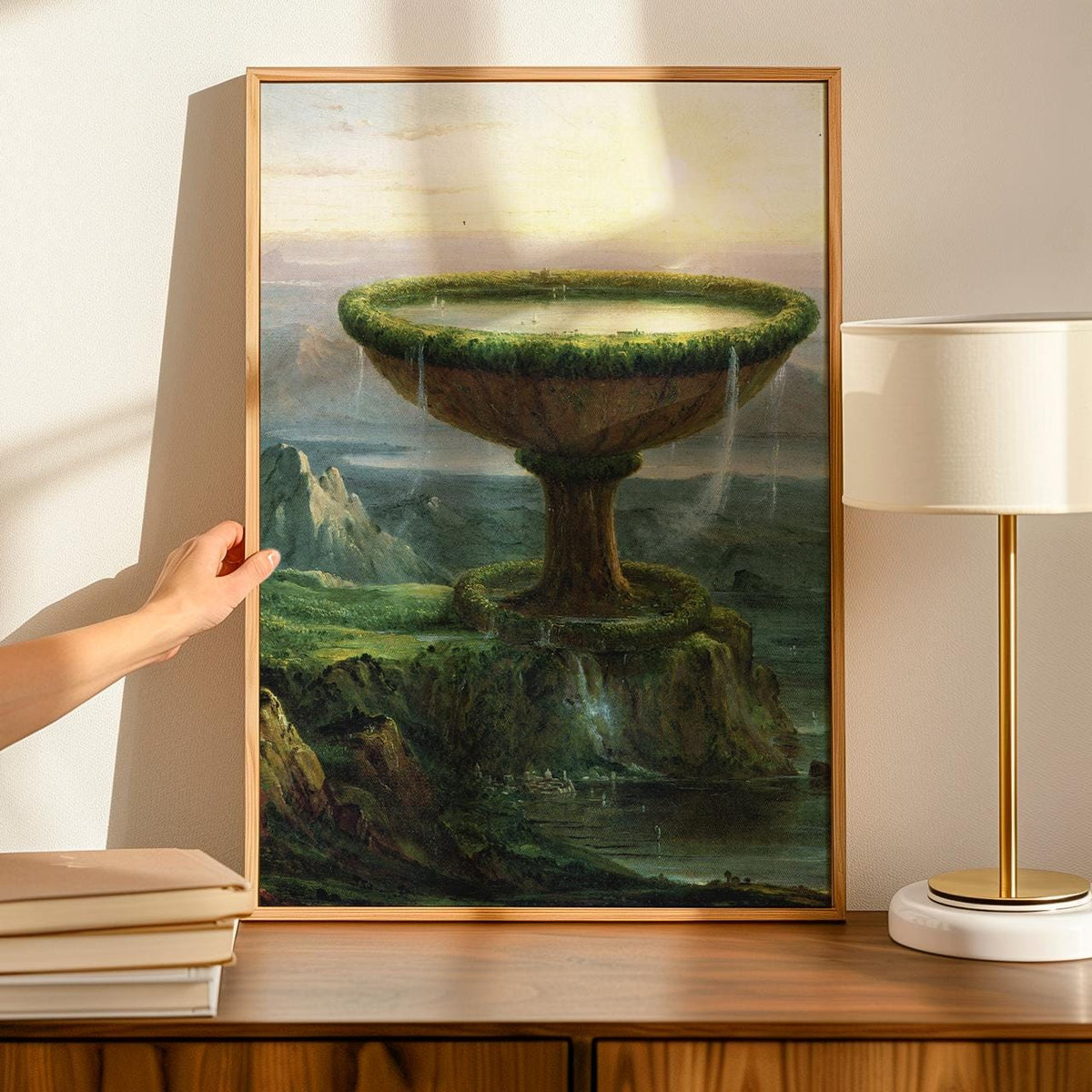 Thomas Cole, Der Pokal des Riesen 1833 - Oversized Canvas Wall Art Print, Office Decor, Gallery Wall Art