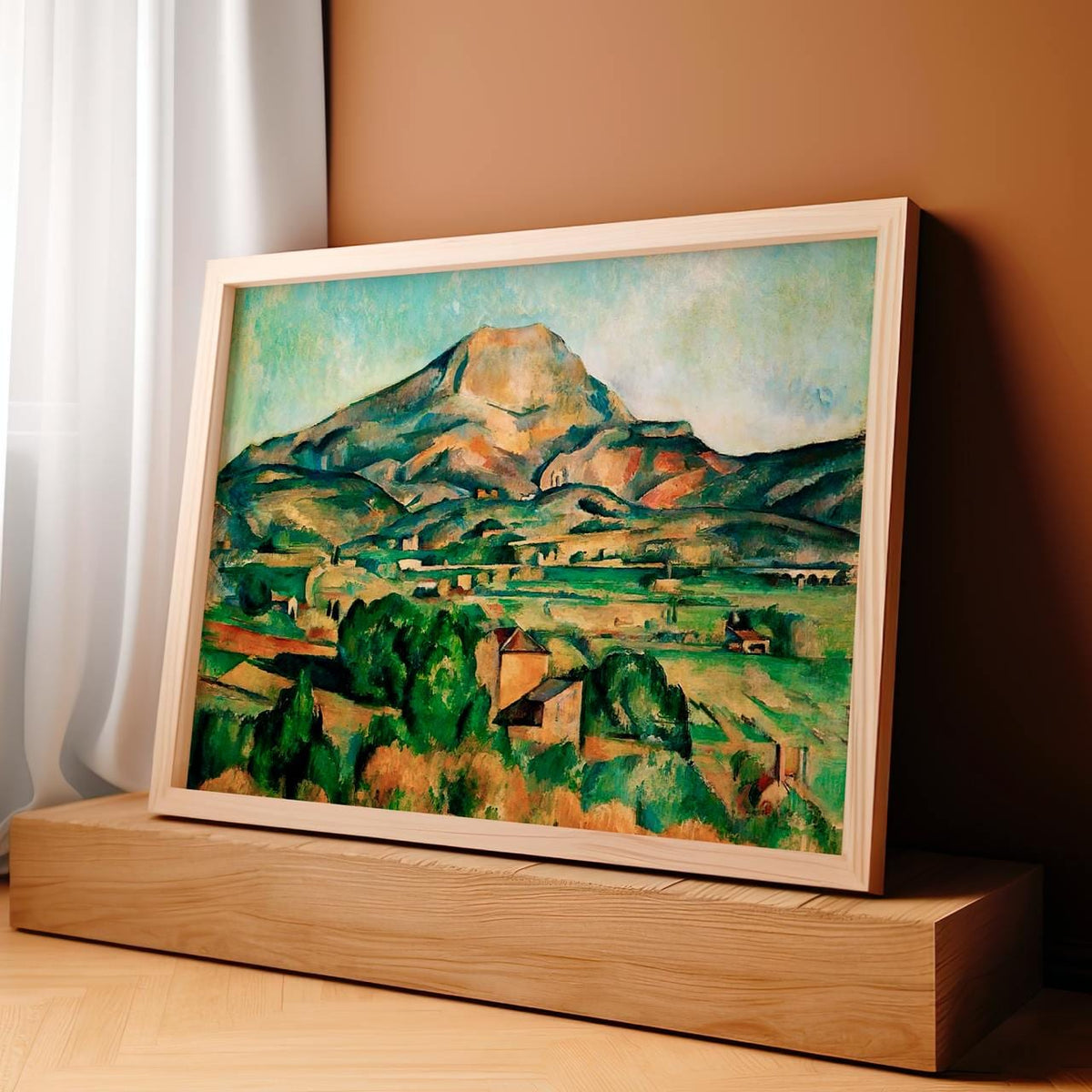 Paul Cezanne, Montagne Sainte-Victoire 1890s - Gallery Canvas Wall Art Print, Office Decor, Large Framed Art