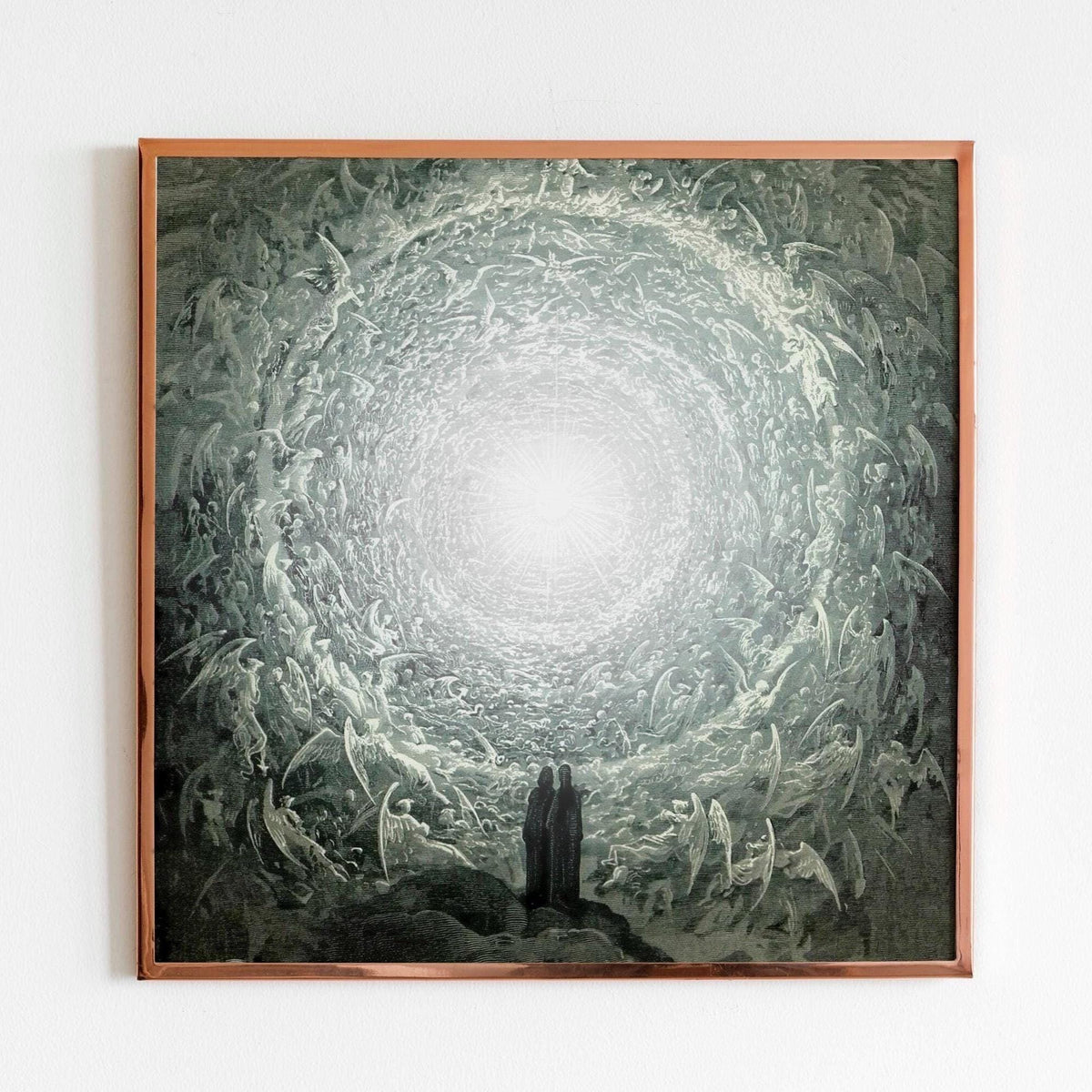 Gustave Dore - Inferno, Paradiso Canto 31, The Empyrean. Gothic wall art, Dark painting, Famous art, Dore art print, Lar