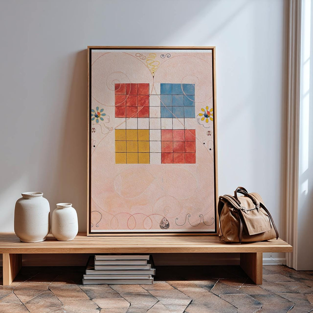 Hilma af Klint, Ten Largest No.10 Old Age - Abstract Spiritual Art, Geometric Modern Print, Serene Wall Decor, Large Can